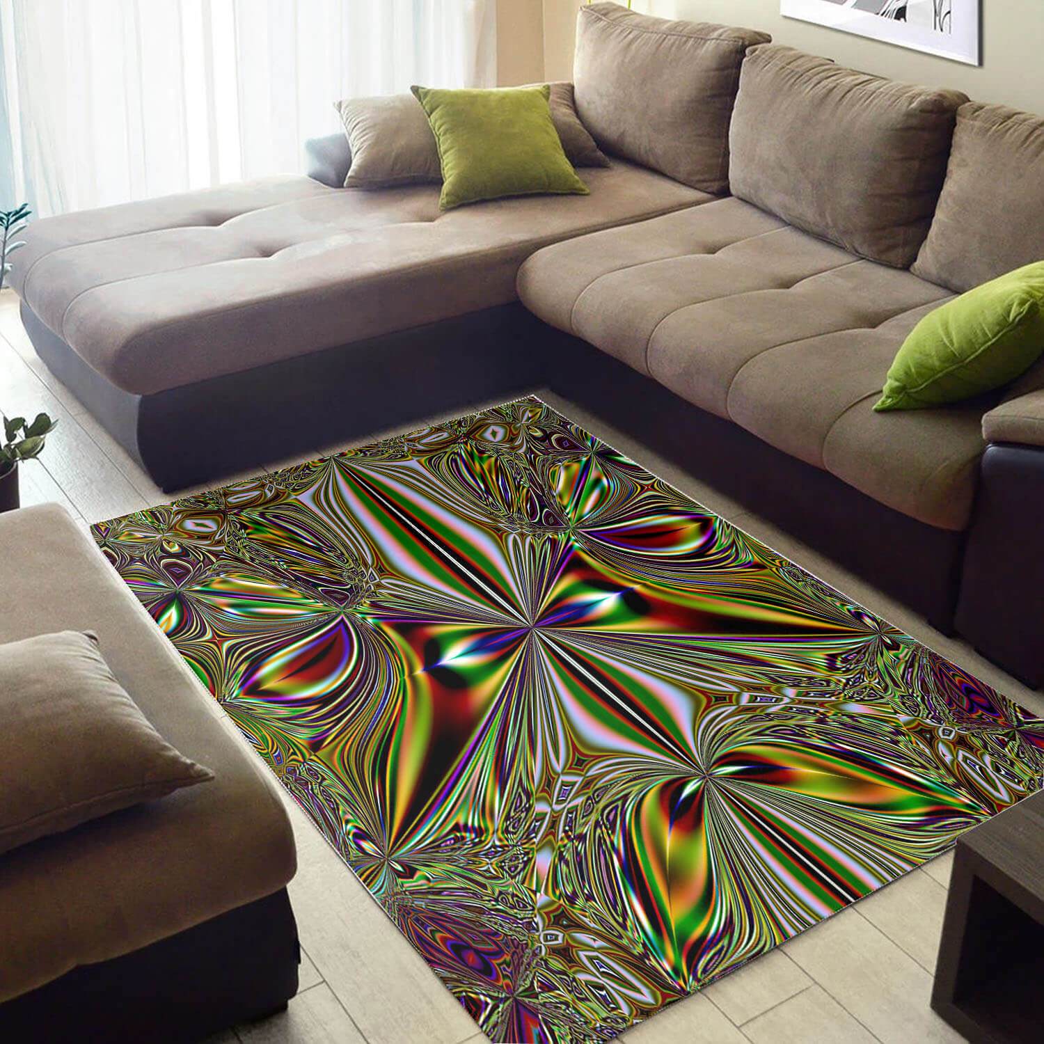 Modern African Adorable Black History Month Afrocentric Pattern Art Design Floor Carpet Living Room Rectangle Rug