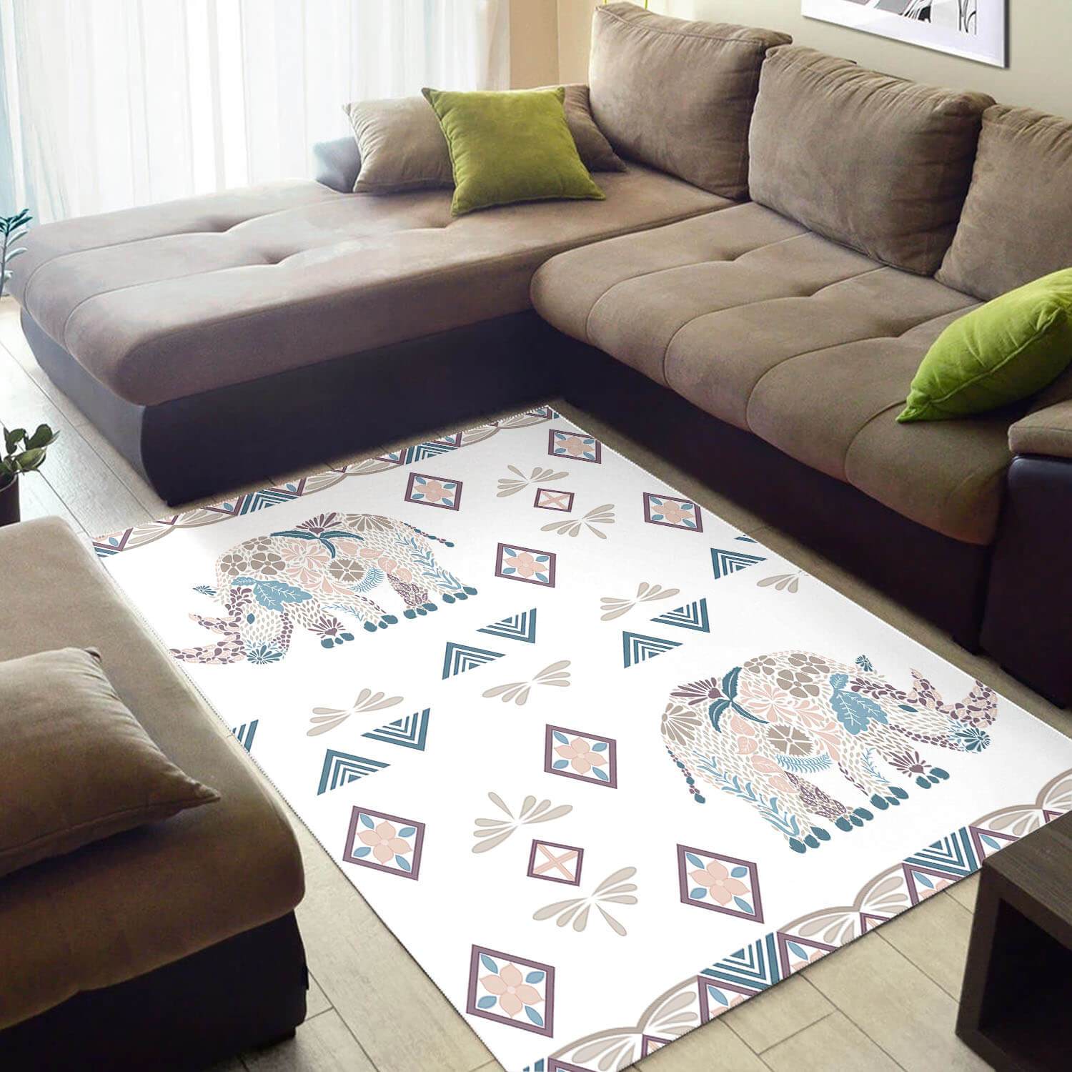 Modern African American Unique Afro Seamless Pattern Large Room Rectangle Rug