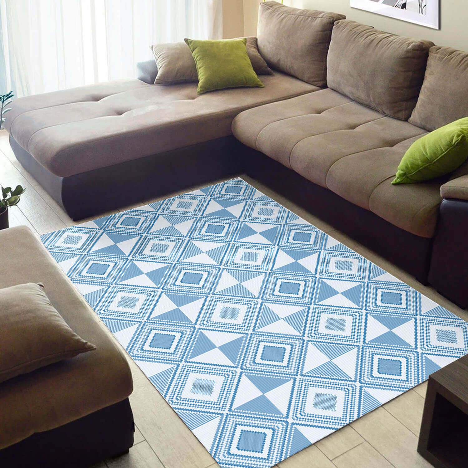 Modern African Black History Month Afrocentric Art Carpet Inspired Home Rectangle Rug