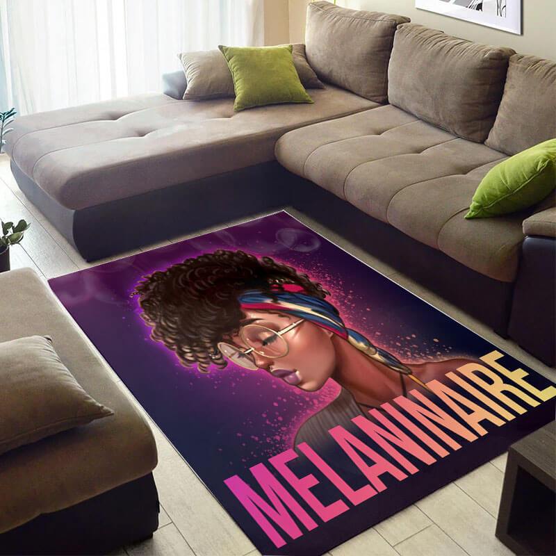 Modern African Pretty Print Girl Carpet House Rectangle Rug
