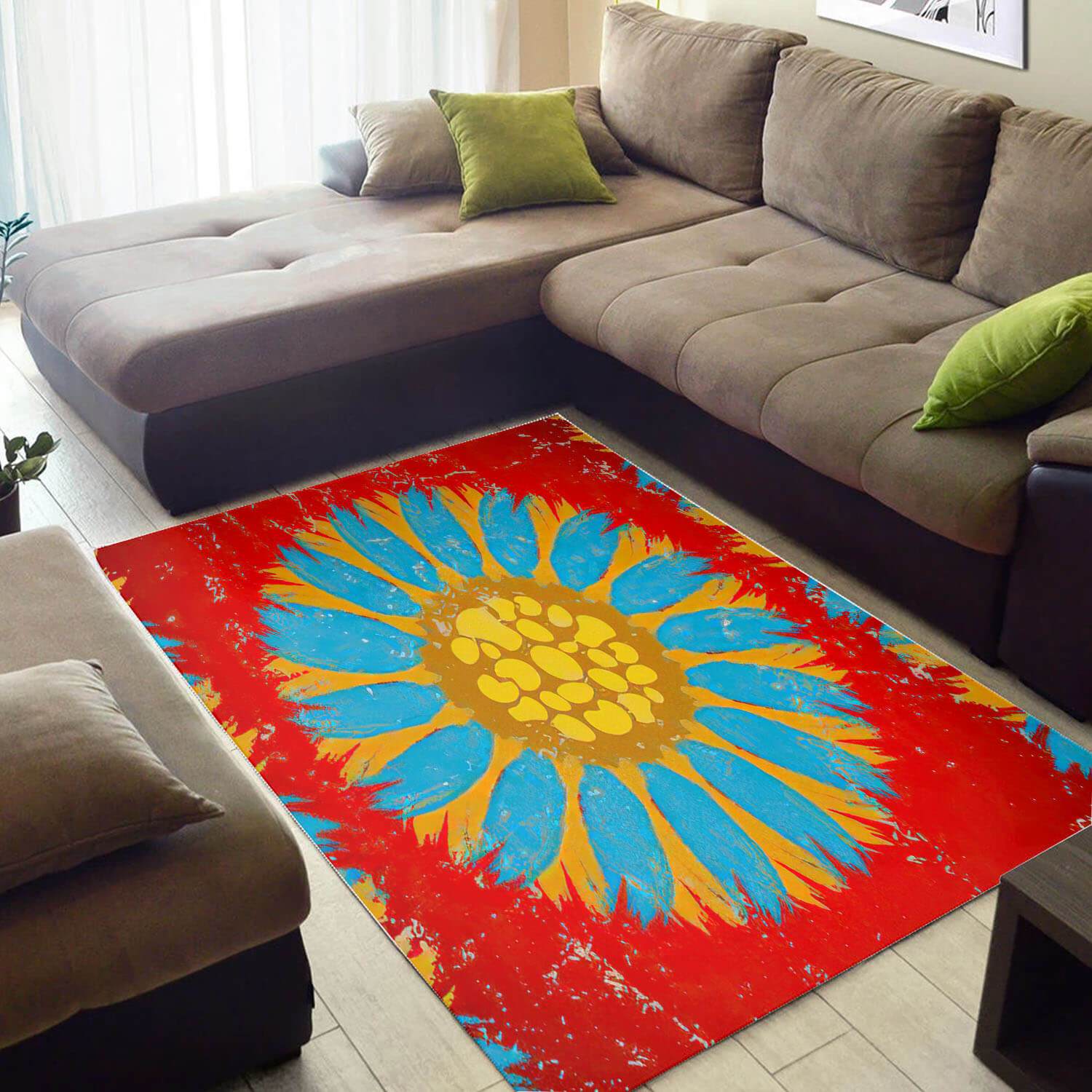 Modern African Retro Print Ethnic Seamless Pattern Style Floor Themed Home Rectangle Rug