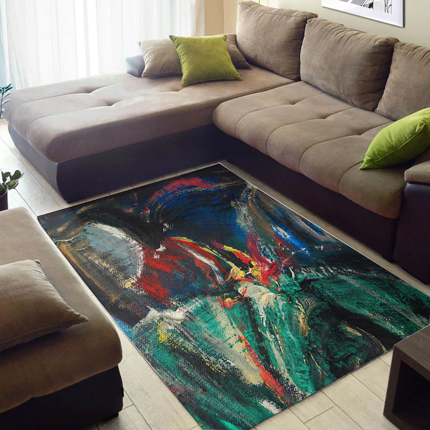Modern African Style Attractive American Art Seamless Pattern Carpet Inspired Living Room Rectangle Rug