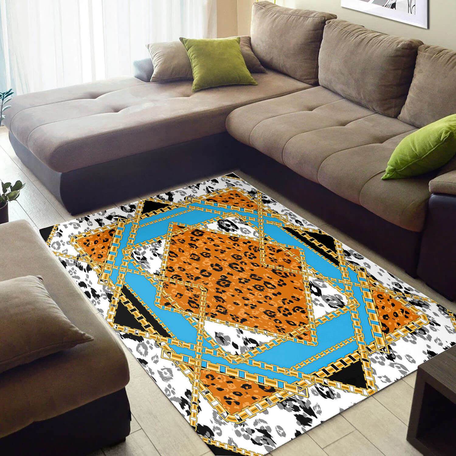 Modern African Unique Seamless Pattern Style Area Inspired Home Rectangle Rug