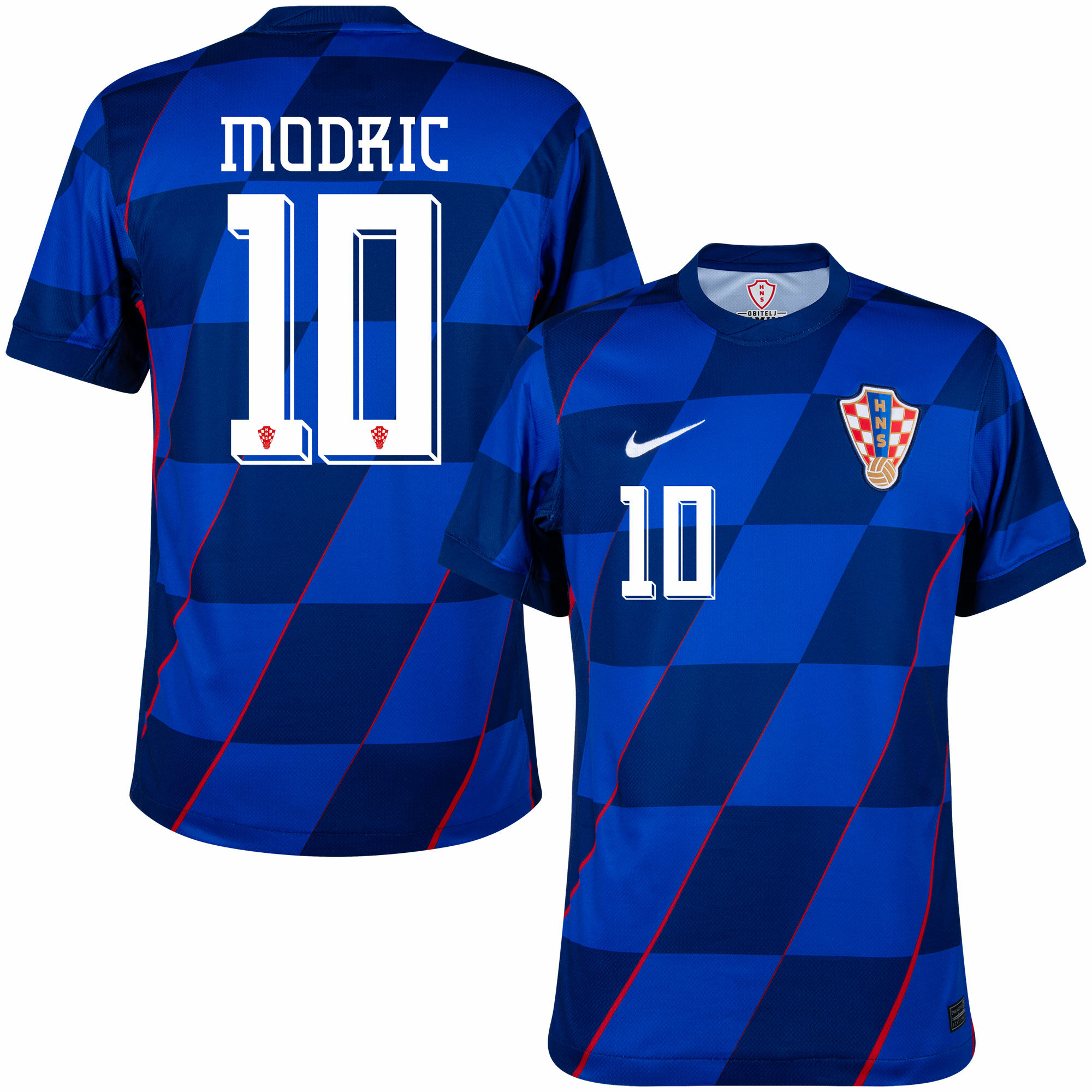 Modric Men's Croatia 2024 Stadium10624 Away Soccer Jersey