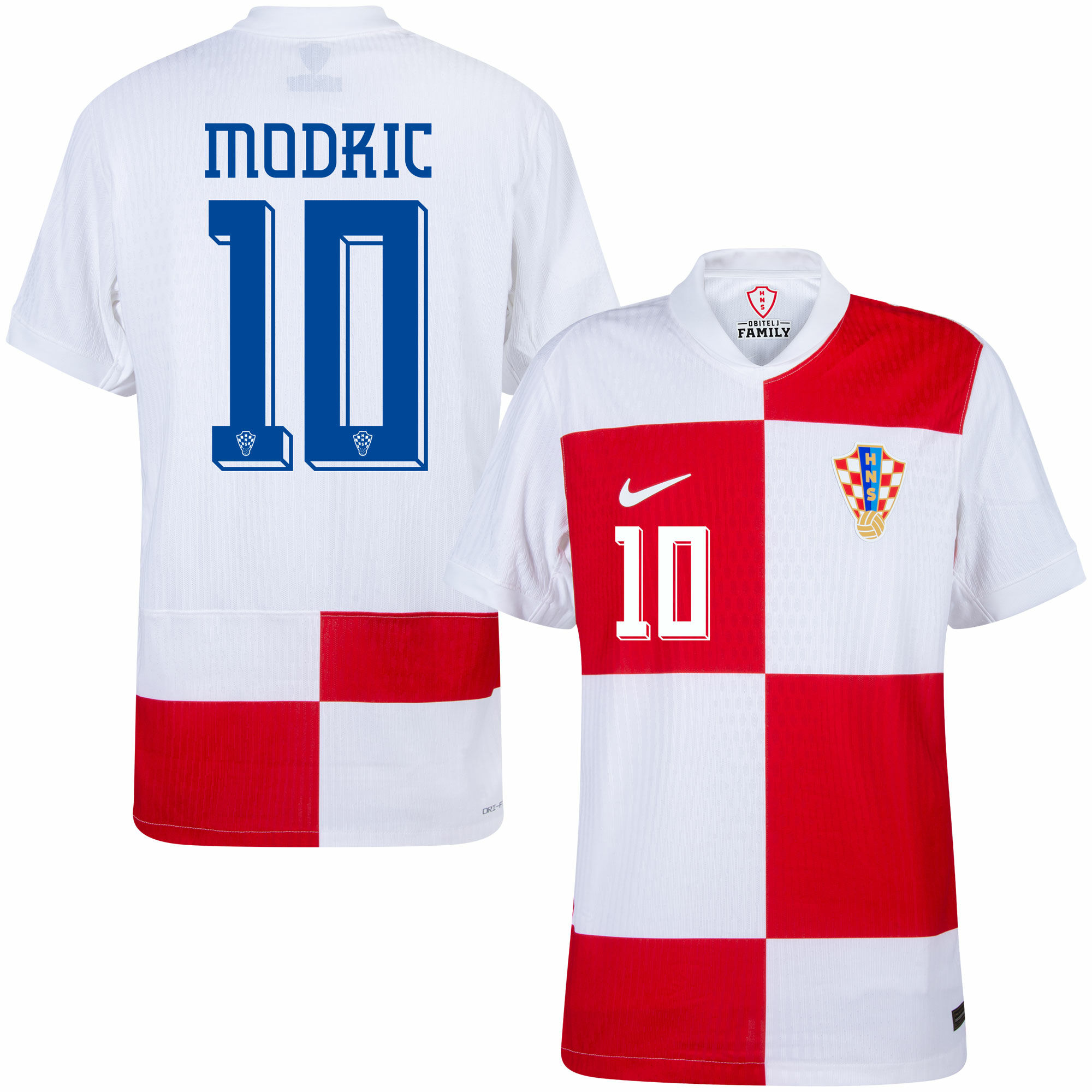Modric Men's Croatia 2024 Stadium10624 Home Soccer Jersey