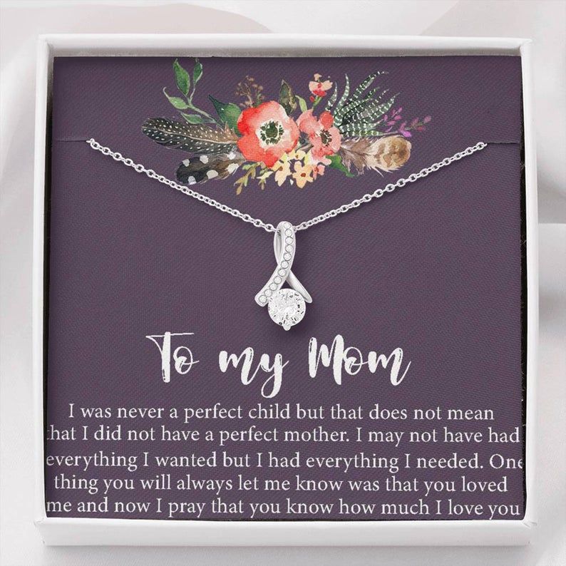 Mom Necklace Mother Necklace Mom Alluring Beauty Necklace Mother’s Day Gift, Mother’s Day Necklace