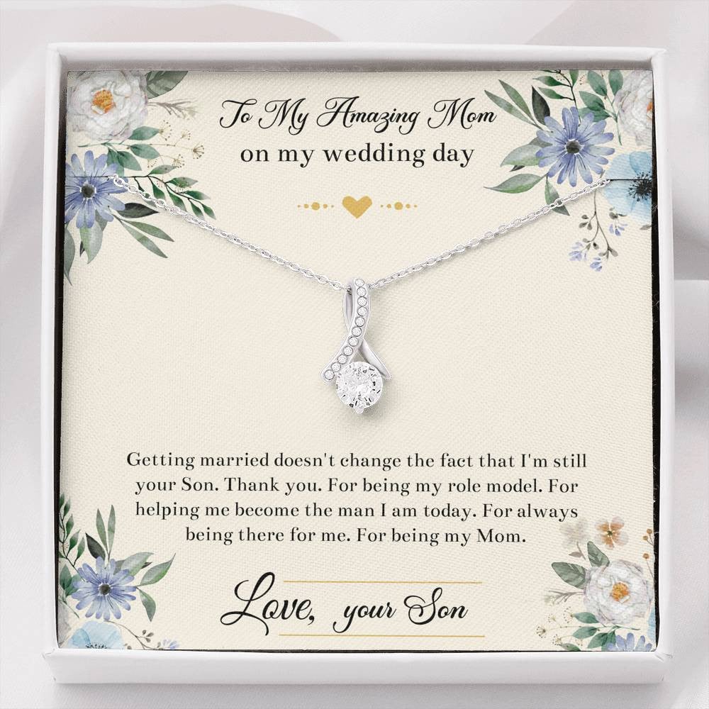 Mom Of The Groom Gifts, I’m Still Your Son, Alluring Beauty Necklace For Women, Wedding Day Thank You Ideas From Groom