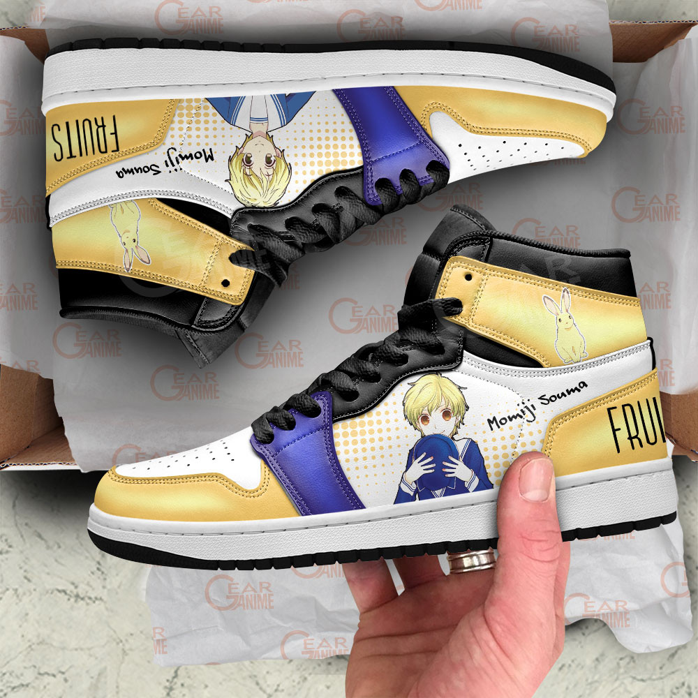 Momiji Souma JD1s Sneakers Fruits Basket Anime Shoes, Air Jordan Hightop