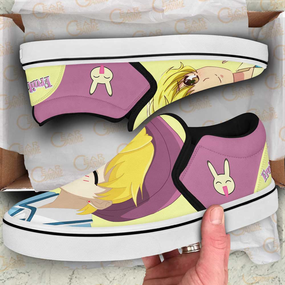 Momiji Souma Slip-On Shoes Canvas Custom Anime Fruit Basket Shoes