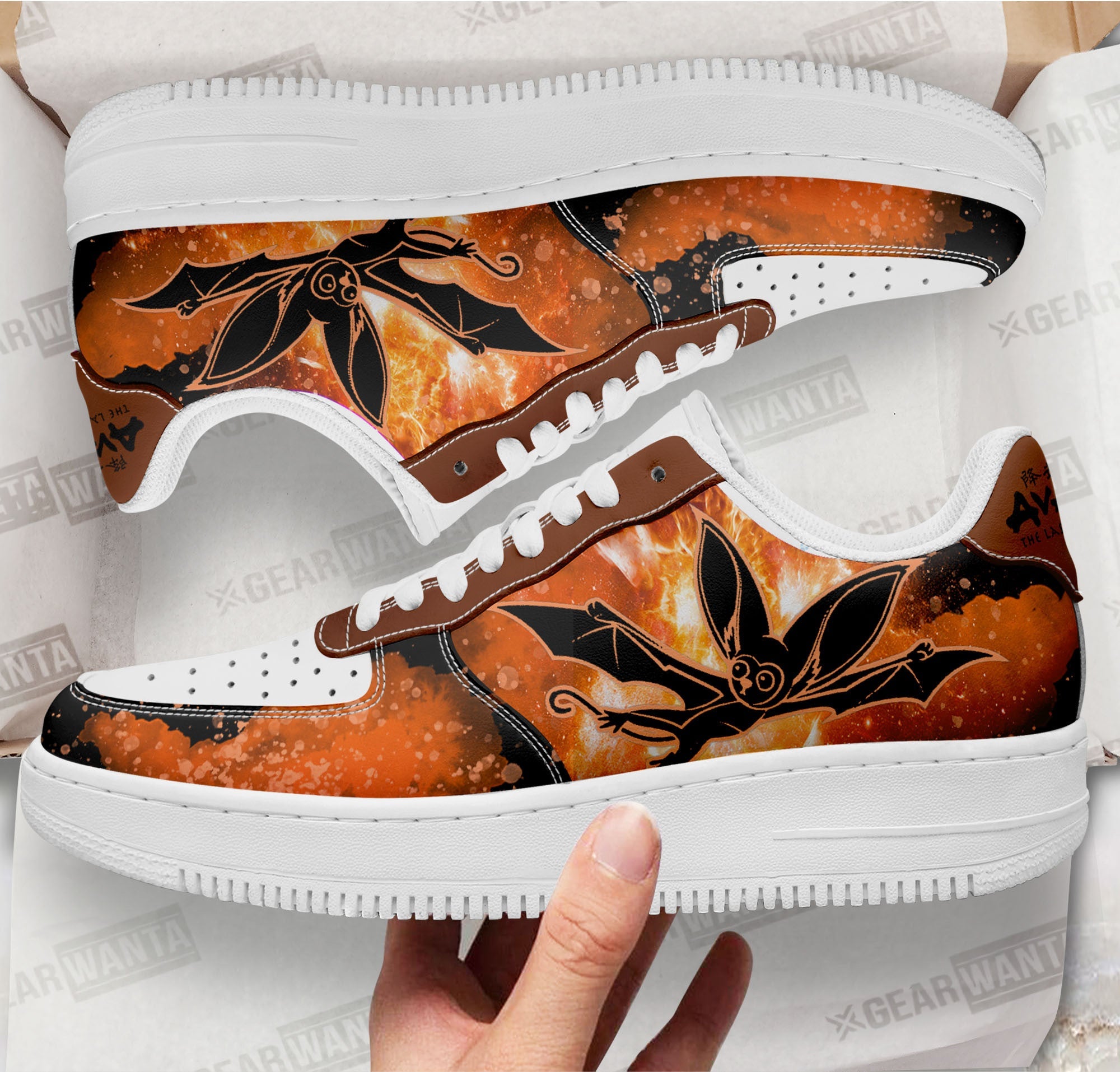 Momo Avatar The Last Airbender Air Sneakers Custom Shoes