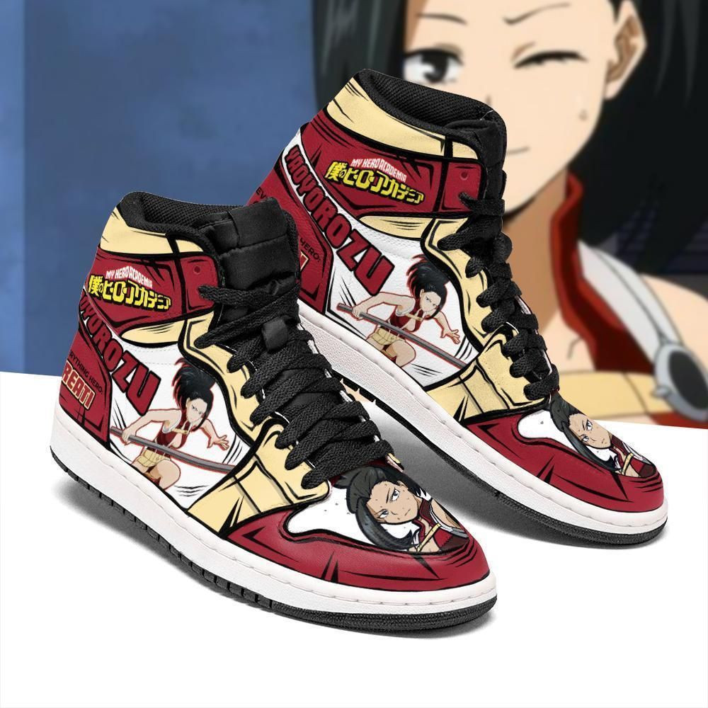 Momo My Hero Academia anime High Top Air Jordan Sneaker, Air Jordan Hightop