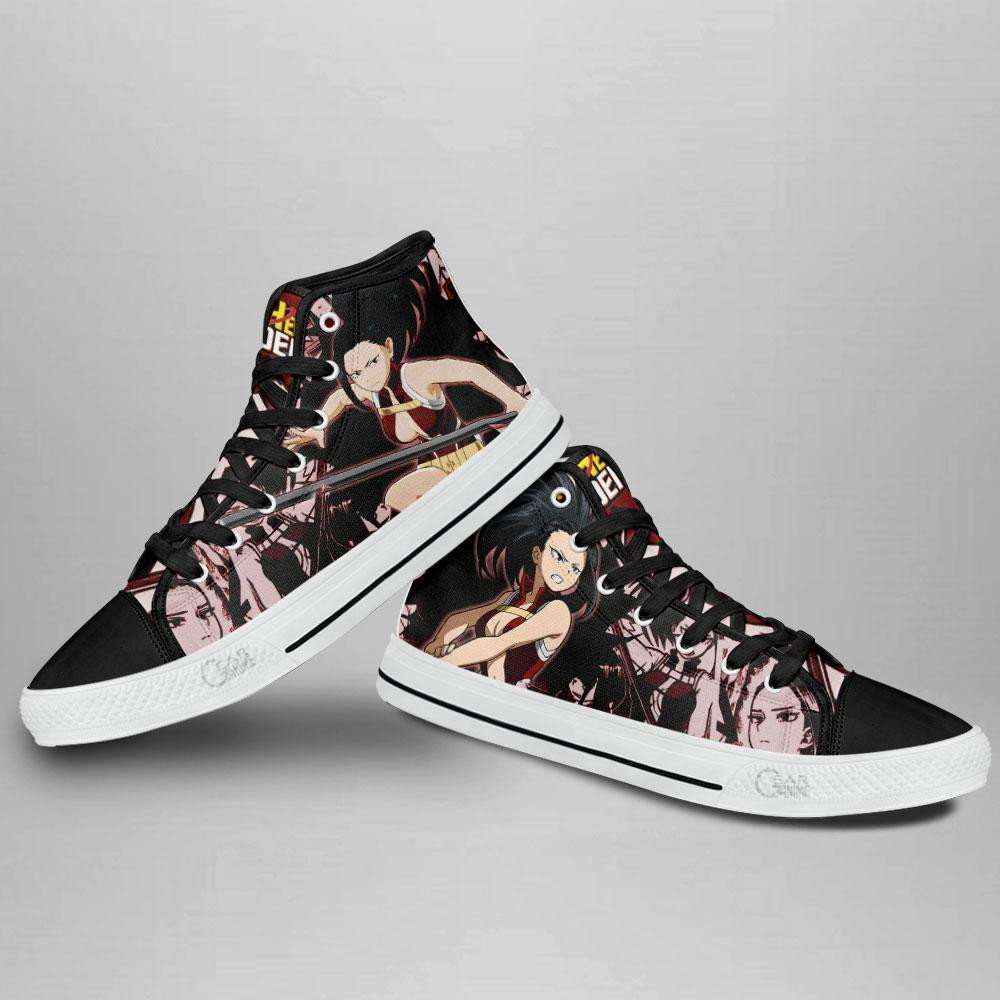 Momo Yaoyorozu High Top Shoes Custom Anime My Hero Academia Sneakers