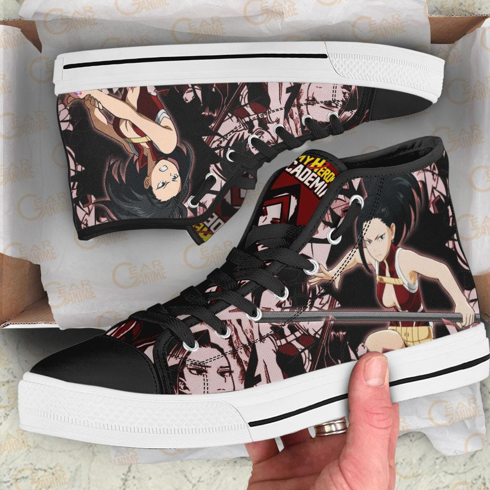 Momo Yaoyorozu High Top Shoes Custom Anime My Hero Academia Sneakers