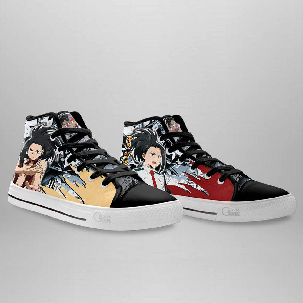 Momo Yaoyorozu High Top Shoes Custom My Hero Academia Anime Sneakers