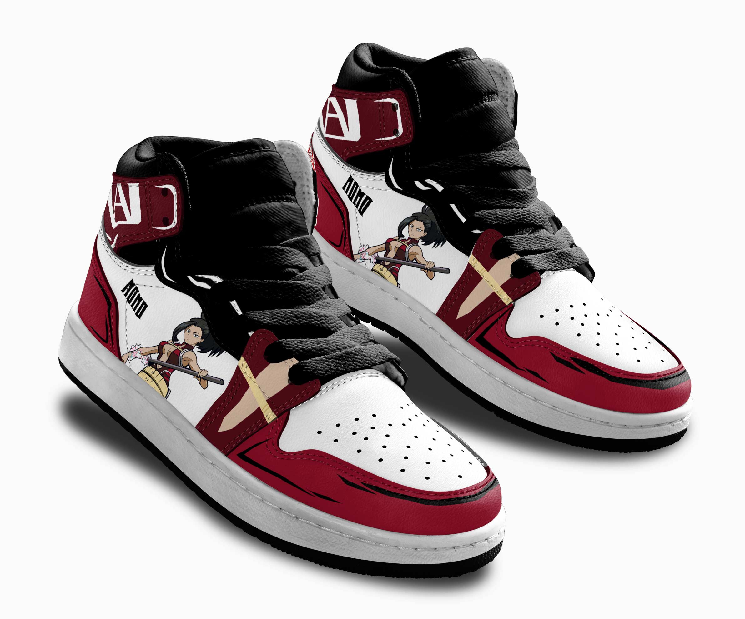 Momo Yaoyorozu Kids Sneakers Custom Anime My Hero Academia Shoes For Kids