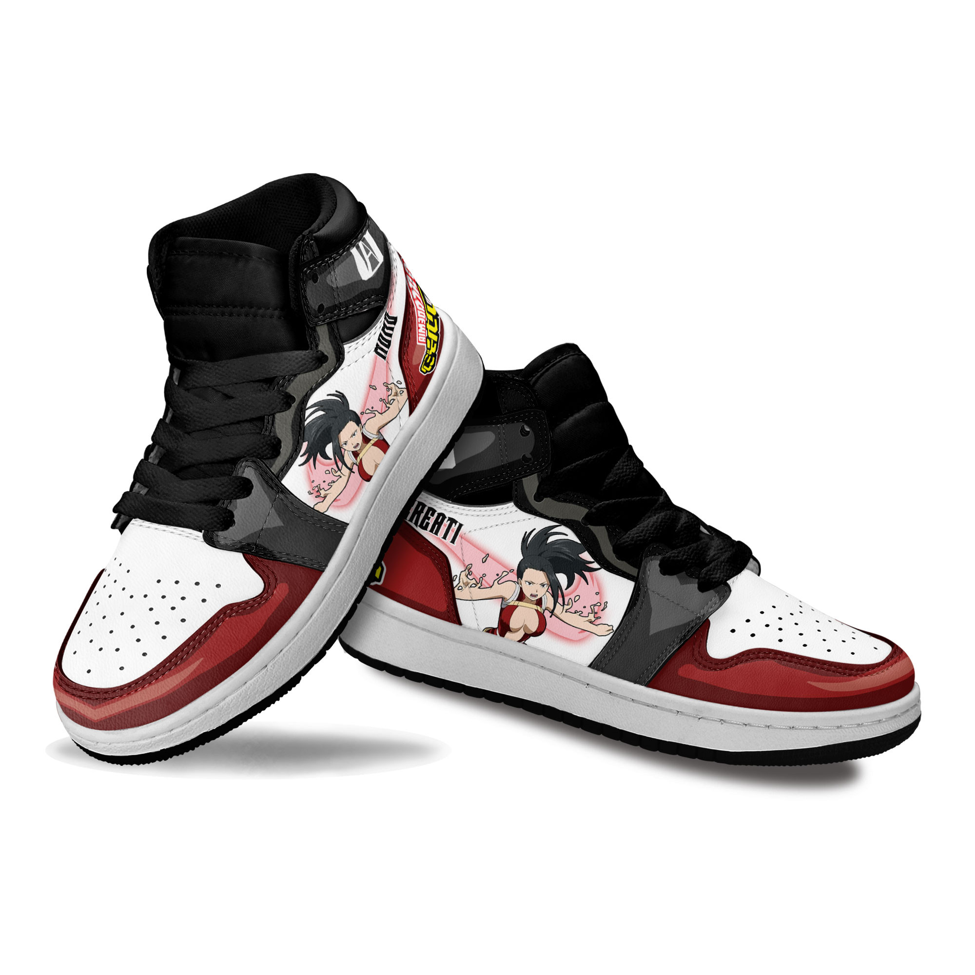 Momo Yaoyorozu Kids Sneakers Custom My Hero Academia Anime Shoes For Kids