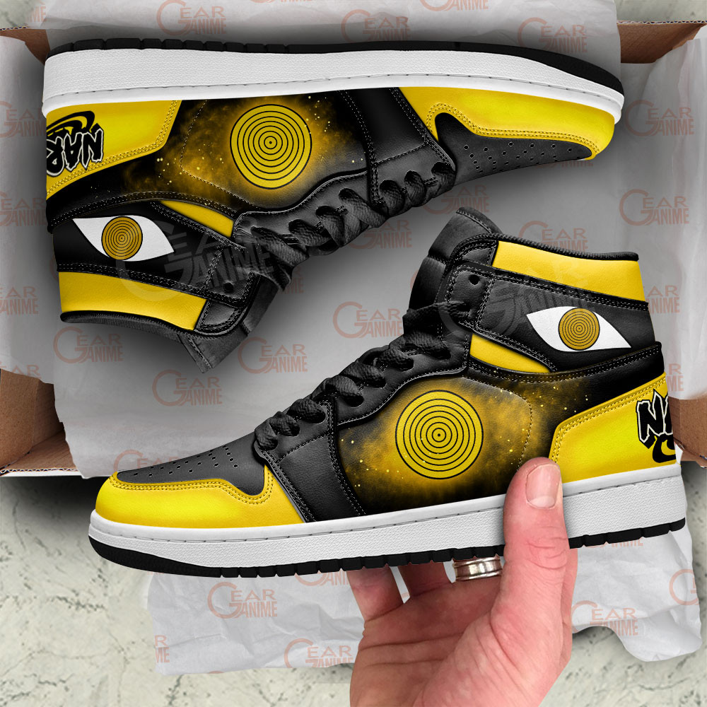Momoshiki Final Rinnegan JD1s Sneakers Naruto Anime Dojutsu Shoes, Air Jordan Hightop