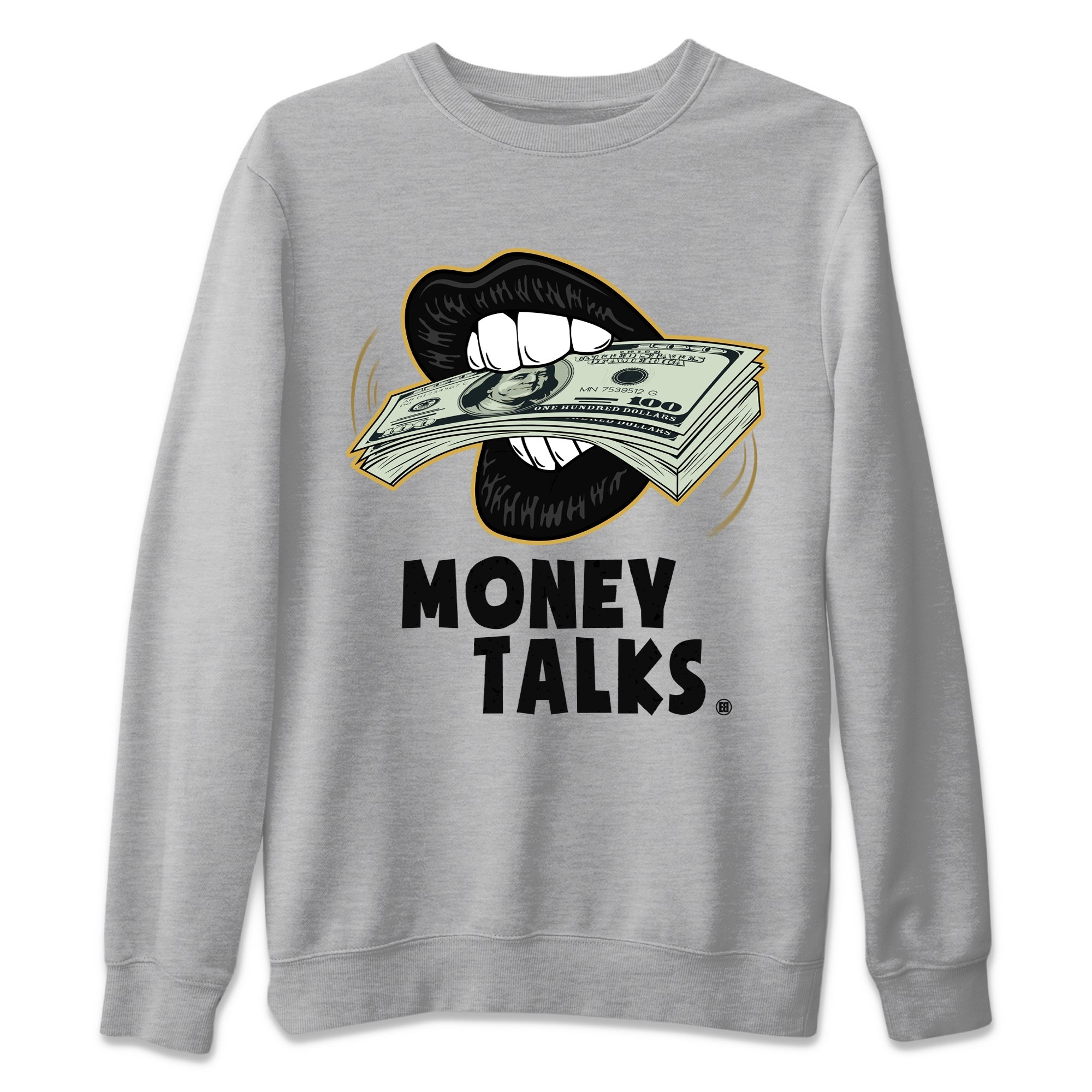 Money Talks Unisex Sweater – Air Jordan 5 Jade Horizon, Sneakers Matching Sweater
