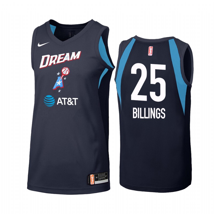 Monique Billings WNBA Secondary Women's Navy Jersey