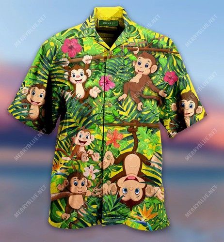 Monkey Are My Spirit Hawaiian Shirt