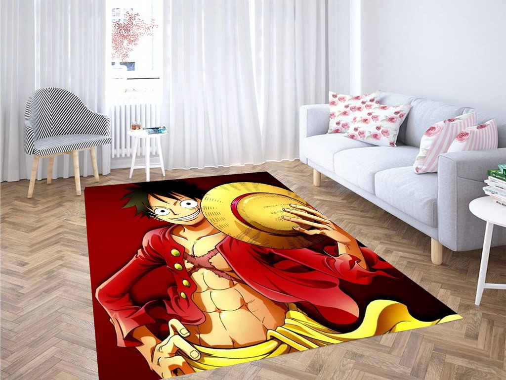 Monkey D Luffy Living Room Modern Carpet Rectangle Rug