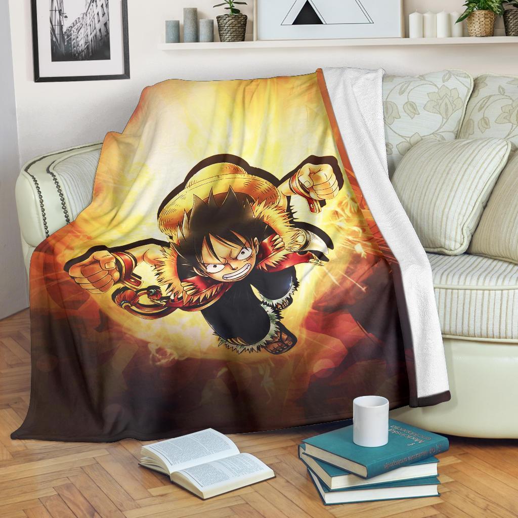 Monkey D Luffy One Piece Fleece Blanket