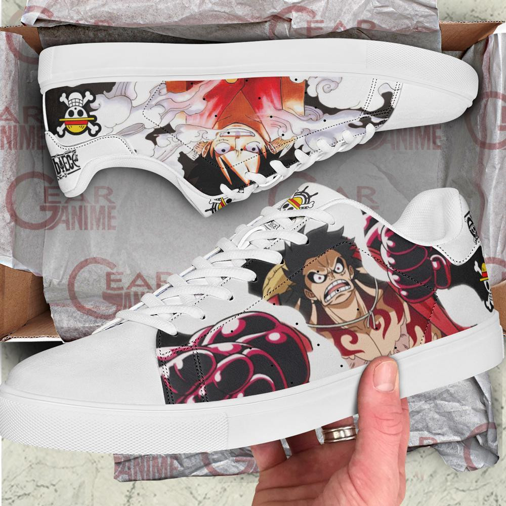 Monkey D Luffy Skate Shoes One Piece Custom Anime Shoes