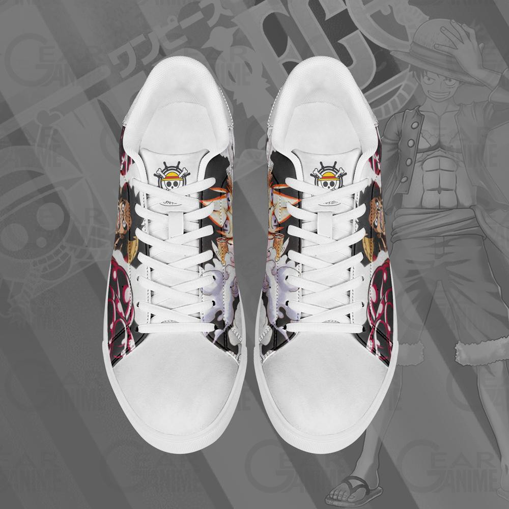 Monkey D Luffy Skate Shoes One Piece Custom Anime Shoes