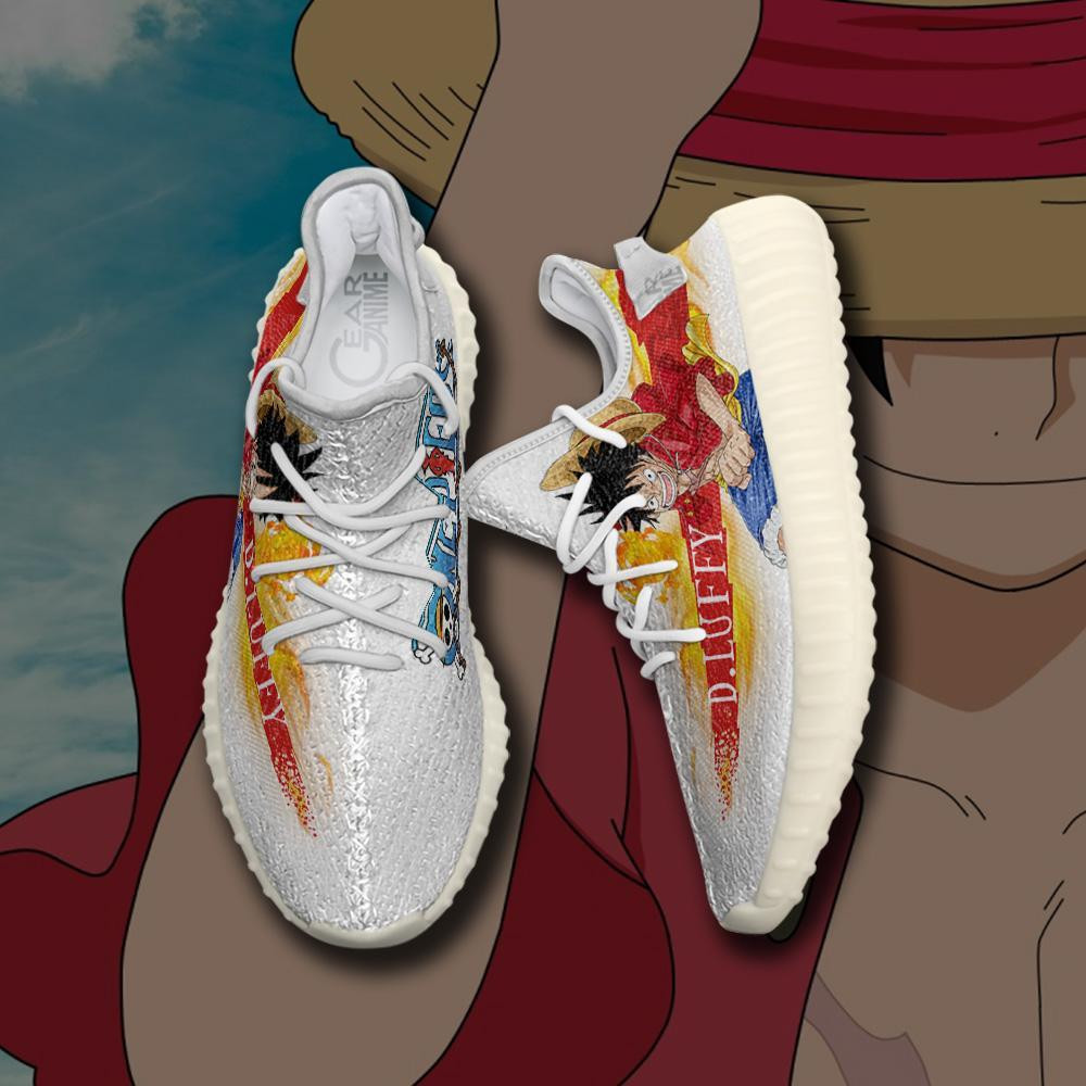 Monkey D Luffy Sneakers Custom One Piece Anime Shoes