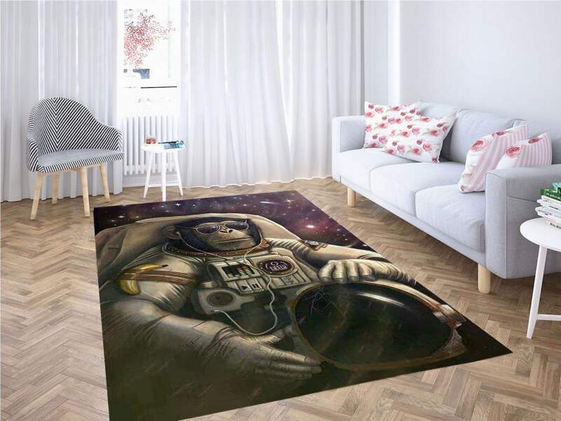 Monkey Space Farer Carpet Rectangle Rug