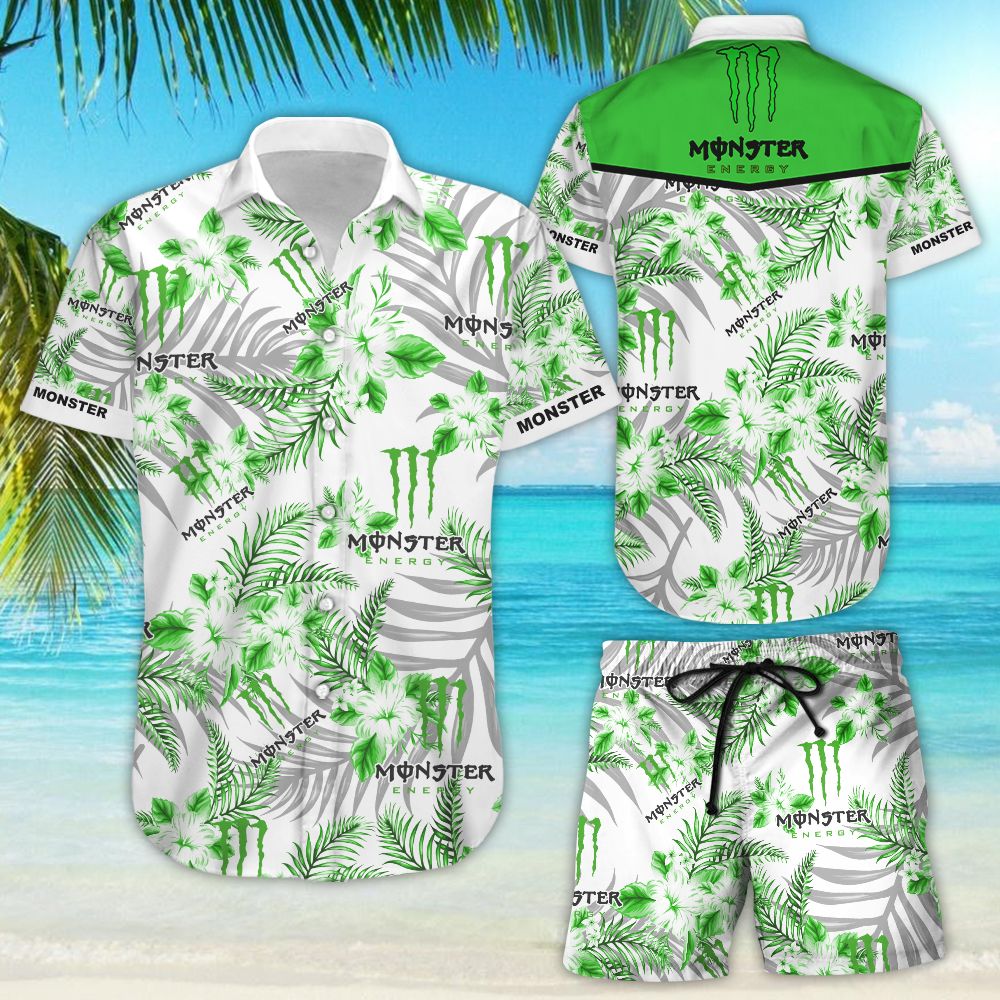 Monster Energy Drink Hawaiian Shirt Maria