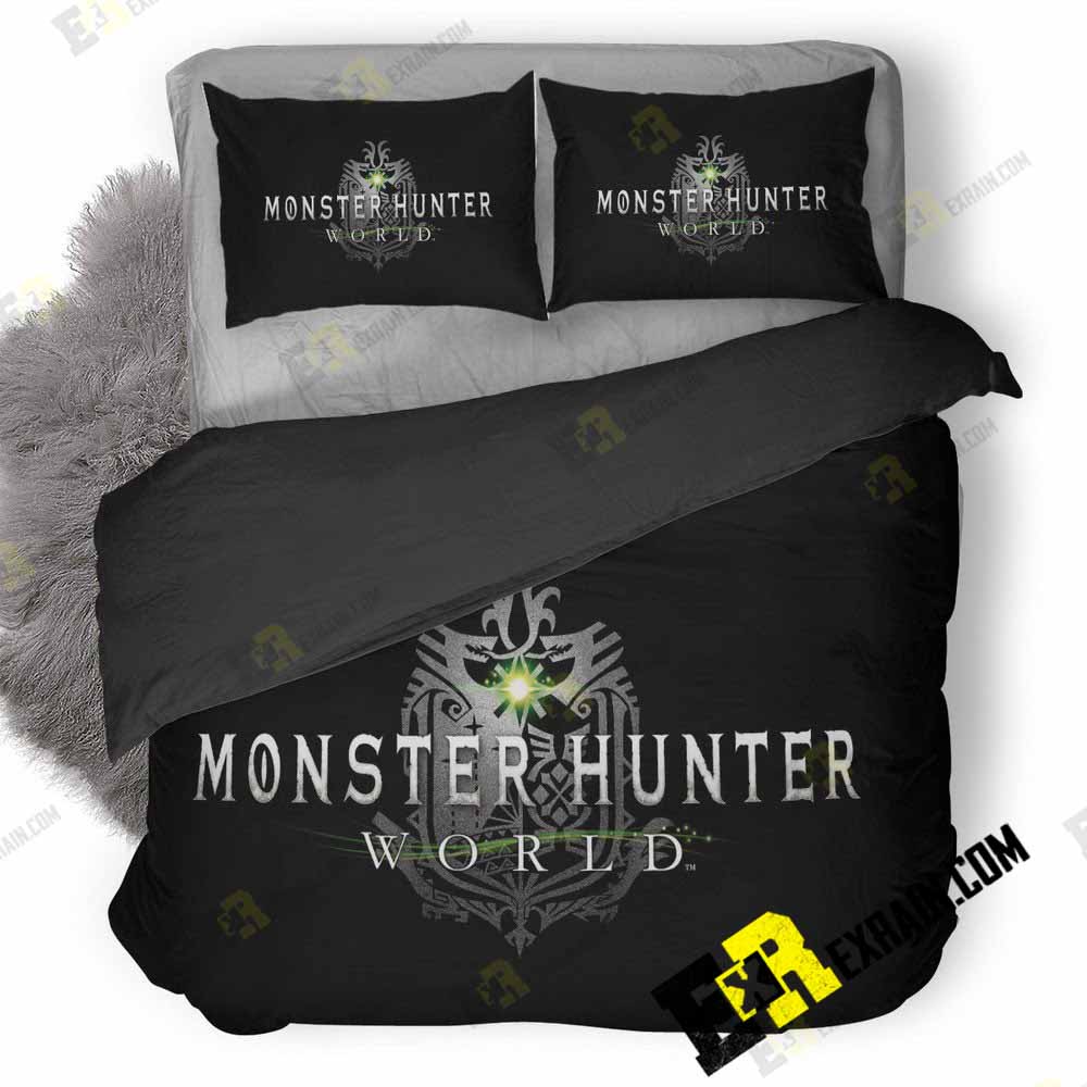 Monster Hunter World Ee 3D Customized Duvet Cover Bedding Set