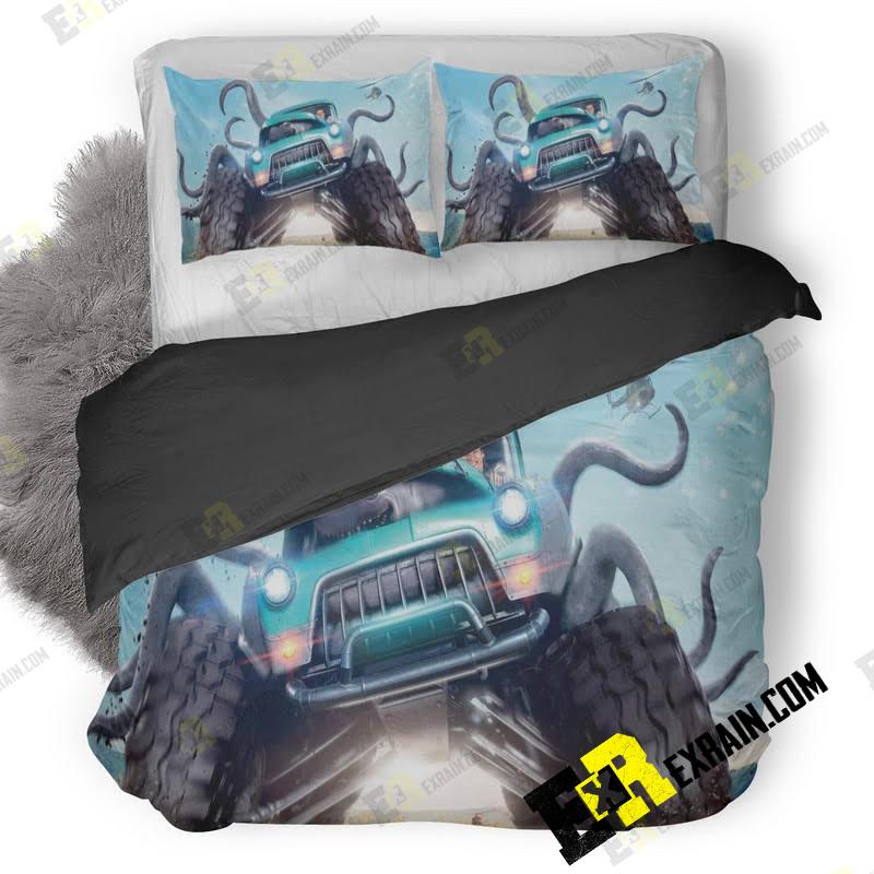 Monster Trucks Lucas Till Movie Hd 3D Customized Duvet Cover Bedding Set