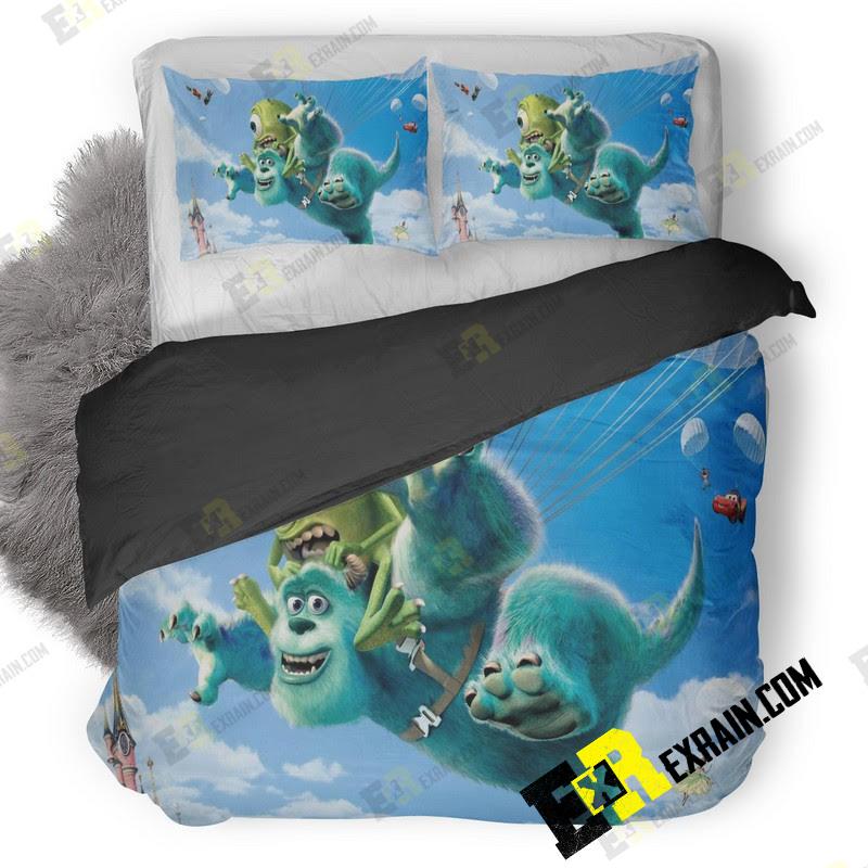 Monsters University 3D Customized Duvet Cover Bedding Set