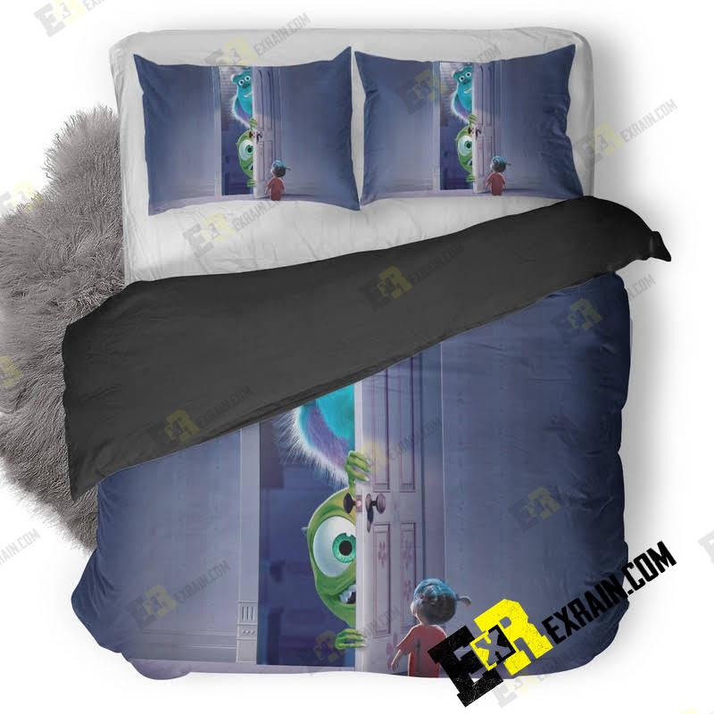 Monsters University Movie 3D Customized Duvet Cover Bedding Set