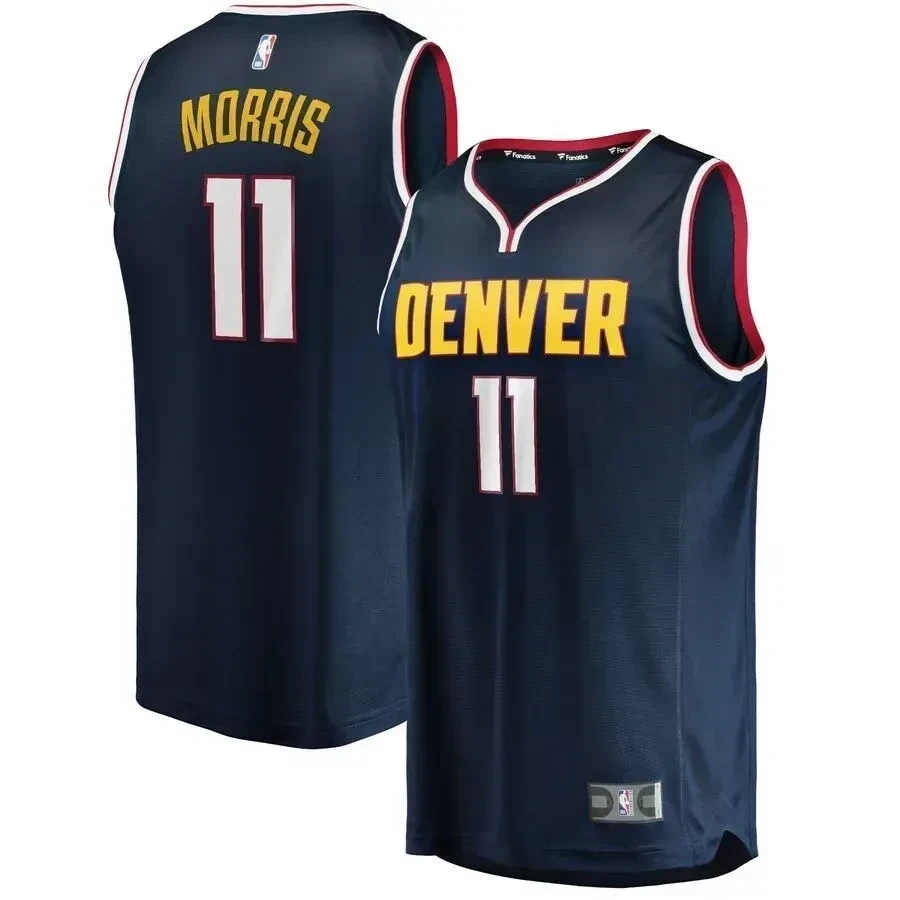 Monte Morris Denver Nuggets Fast Break Player Jersey – Icon Edition – Navy