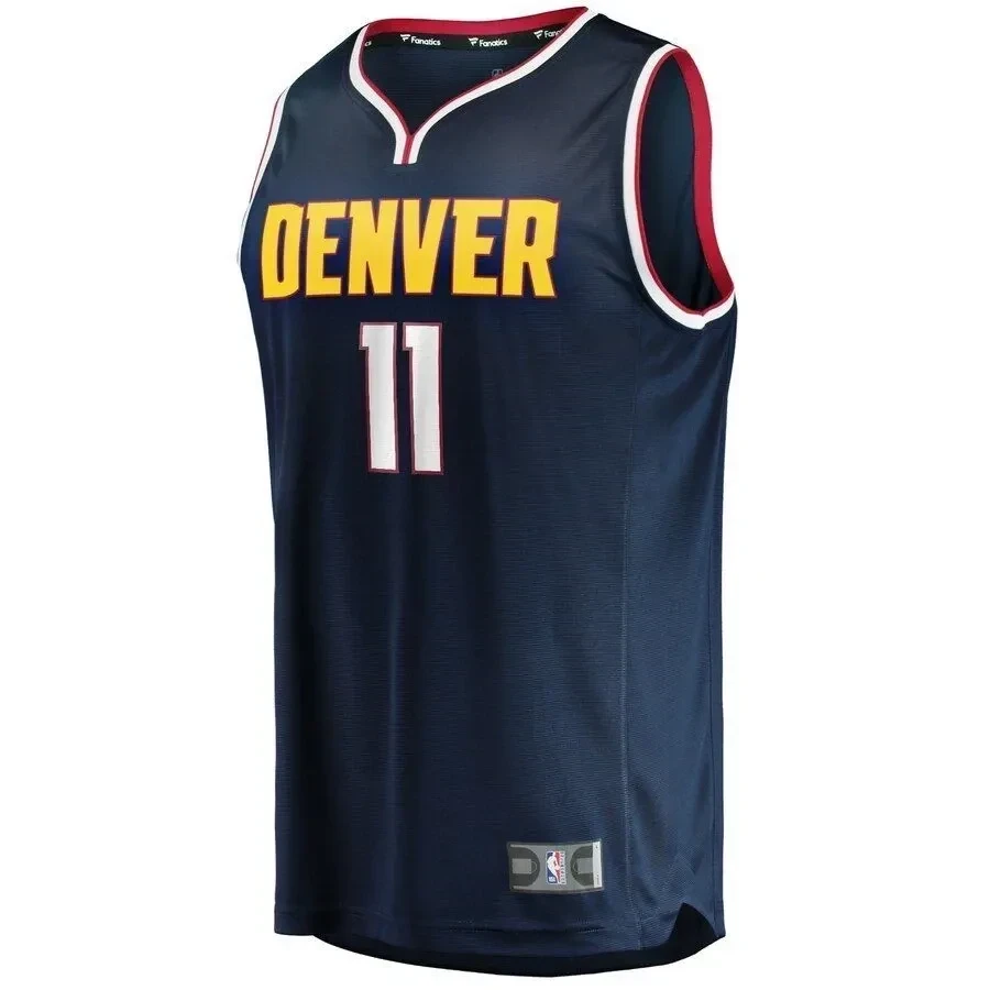 Monte Morris Denver Nuggets Fast Break Player Jersey – Icon Edition – Navy