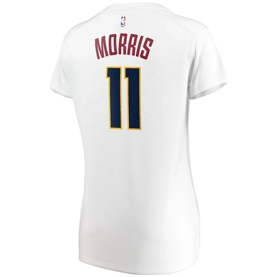 Monte Morris Denver Nuggets Women’s Fast Break Player Jersey – Association Edition – White