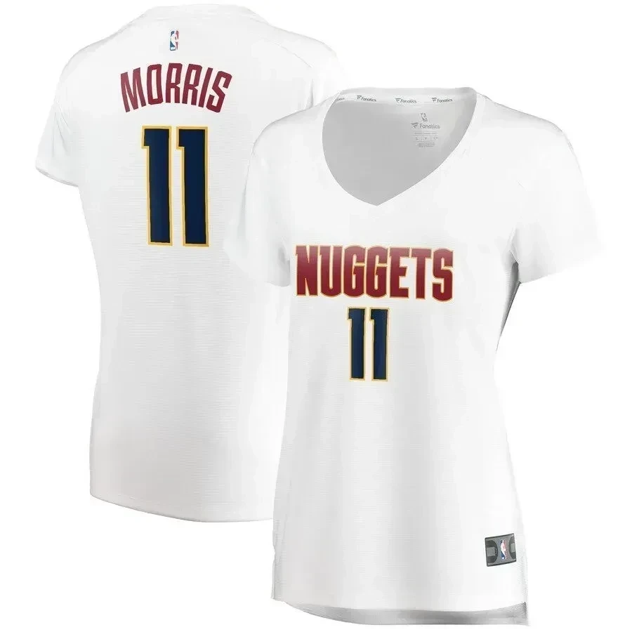 Monte Morris Denver Nuggets Women’s Fast Break Player Jersey – Association Edition – White