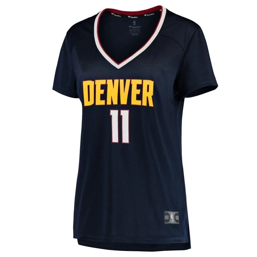Monte Morris Denver Nuggets Women’s Fast Break Player Jersey – Icon Edition – Navy