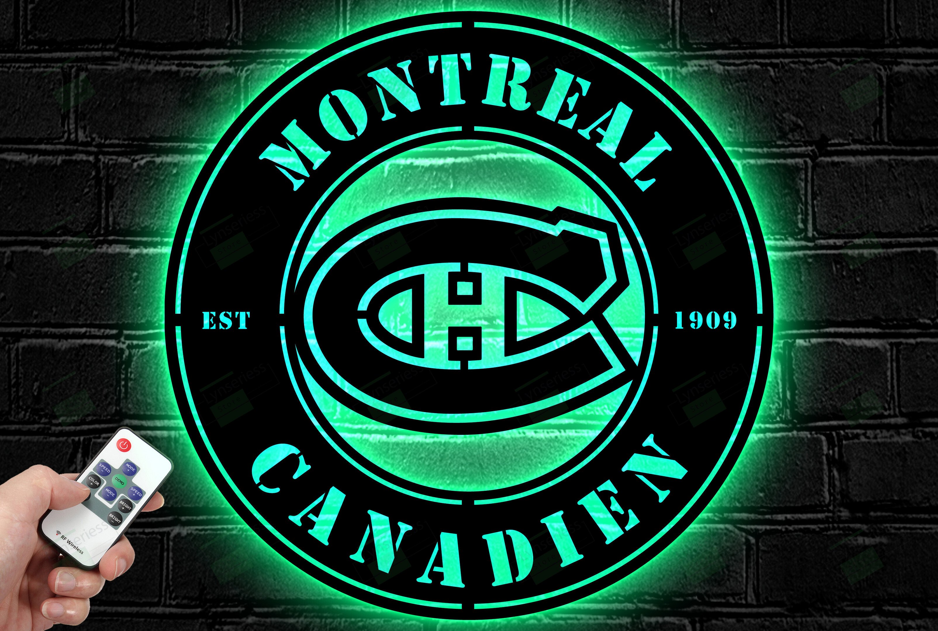 Montreal Canadiens Metal Sign – Led Light Sign NHL