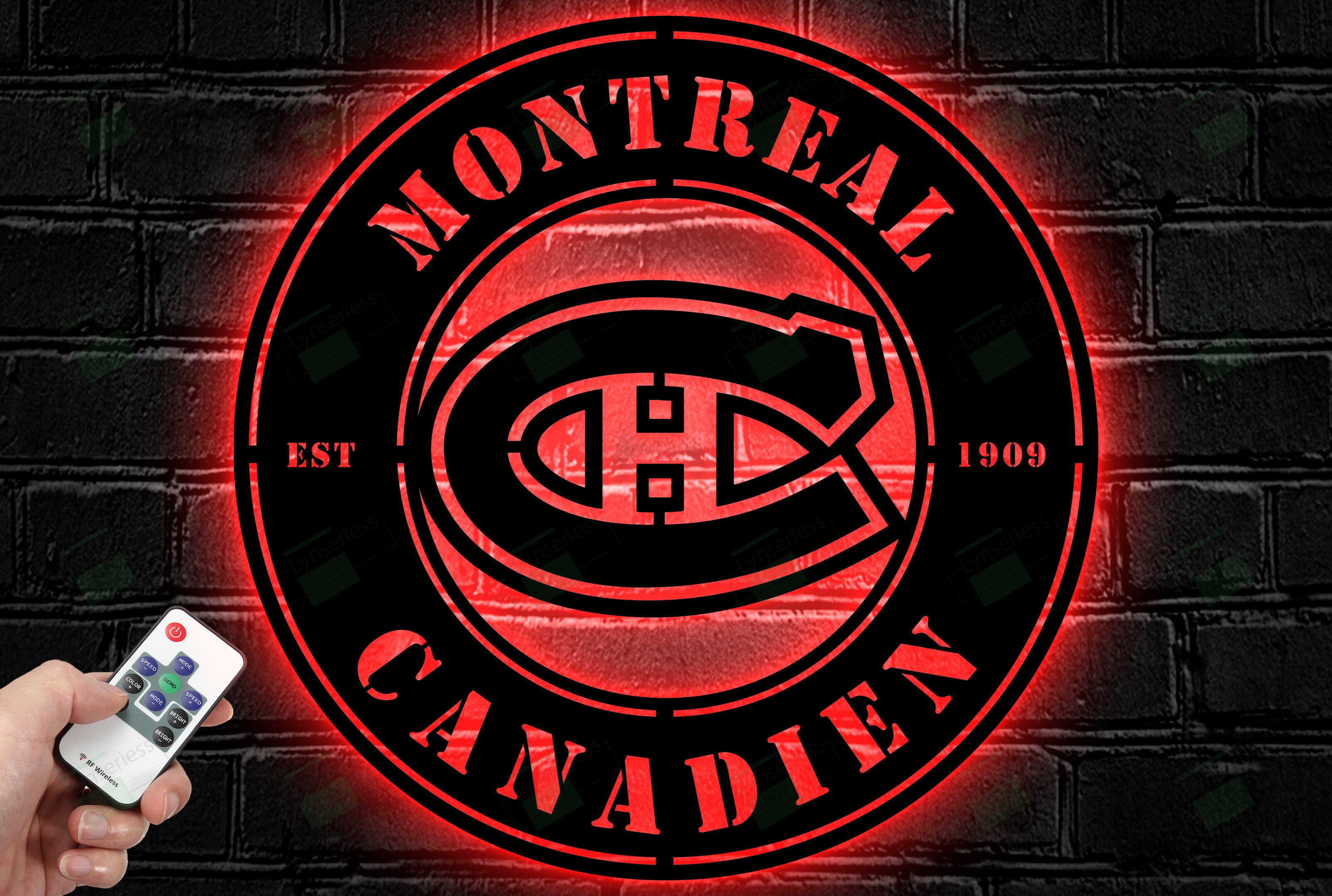 Montreal Canadiens Metal Sign – Led Light Sign NHL