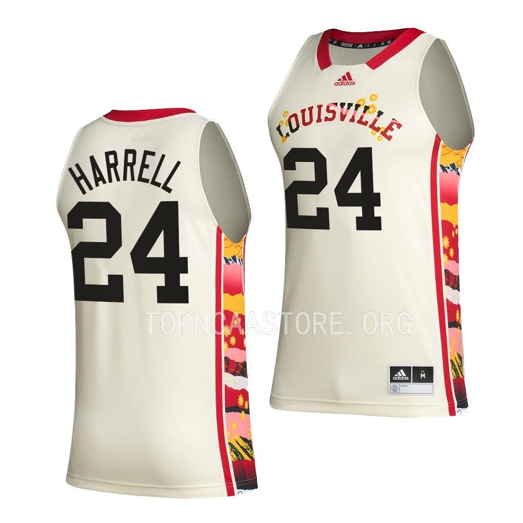 Montrezl Harrell Louisville Cardinals #24 White BHE Jersey Honoring Black Excellence