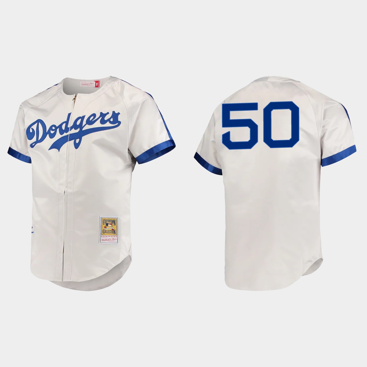 Mookie Betts Brooklyn Dodgers Cooperstown Jersey - Gray