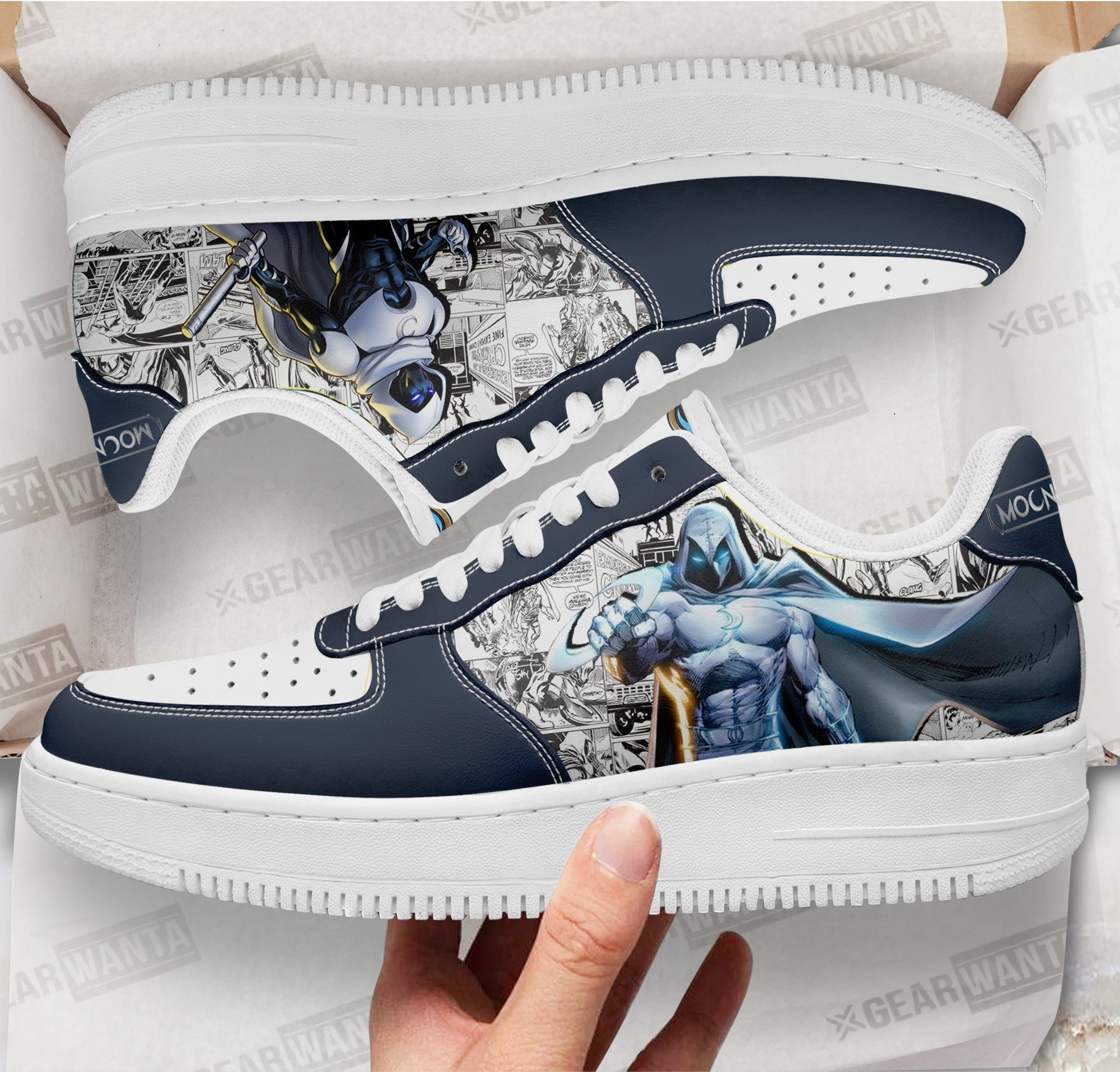 Moon Knight Air Sneakers Custom Comic Shoes