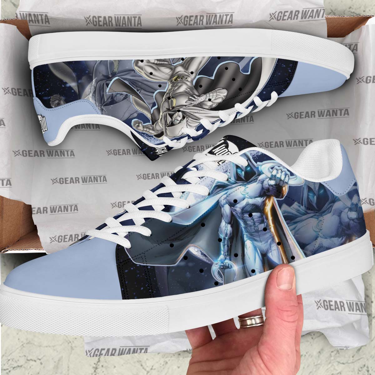 Moon Knight Custom Skate Shoes For Superheroes Fans