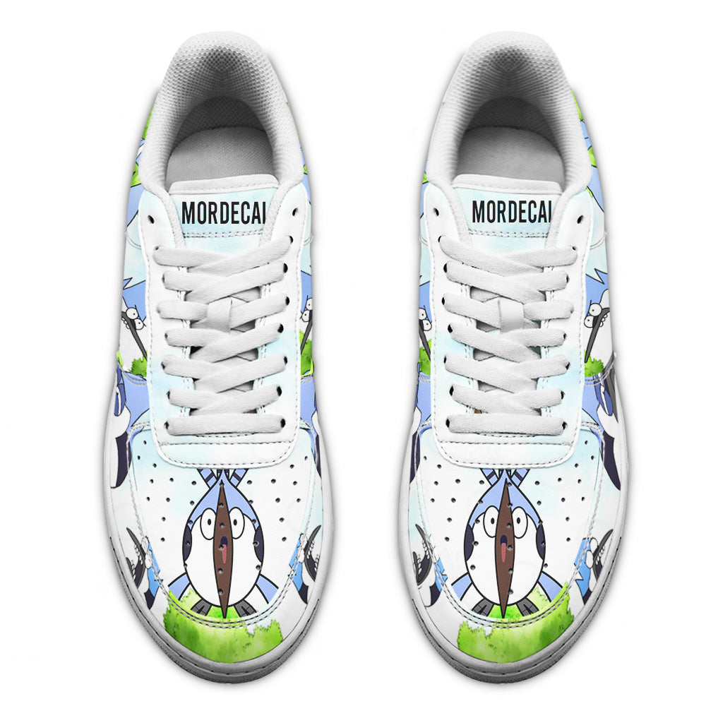 Mordecai Air Sneakers Custom Regular Show Shoes