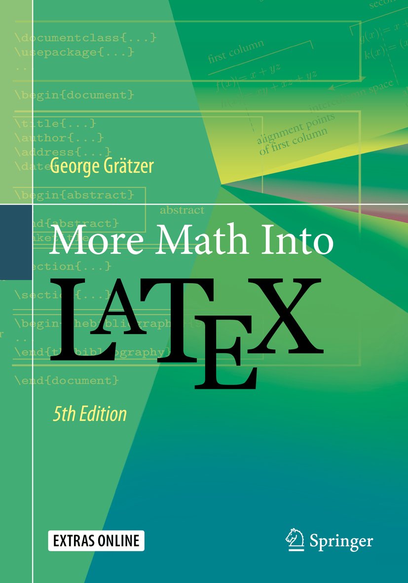 More Math Into LaTeX (PDF/EPUB Version)