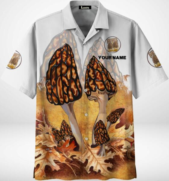 Morel Mushrooms Hunter – Personalized Name Hawaiian shirt
