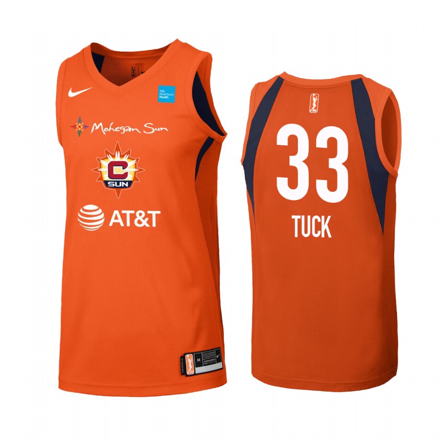Morgan Tuck Connecticut Sun WNBA Primary Women's Orange Jersey